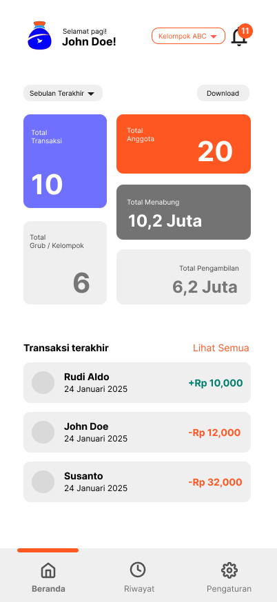 Catat Tabungan